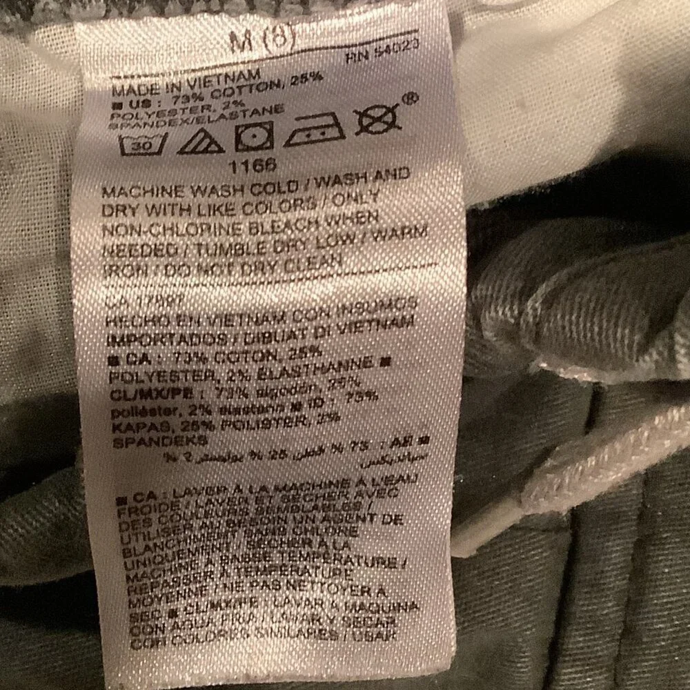 Old Navy Boys Grey‎ Cargo Shorts Size M/8 Cotton Blend